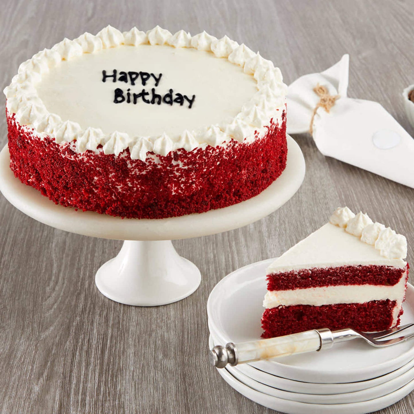 Red Velvet Name Cake