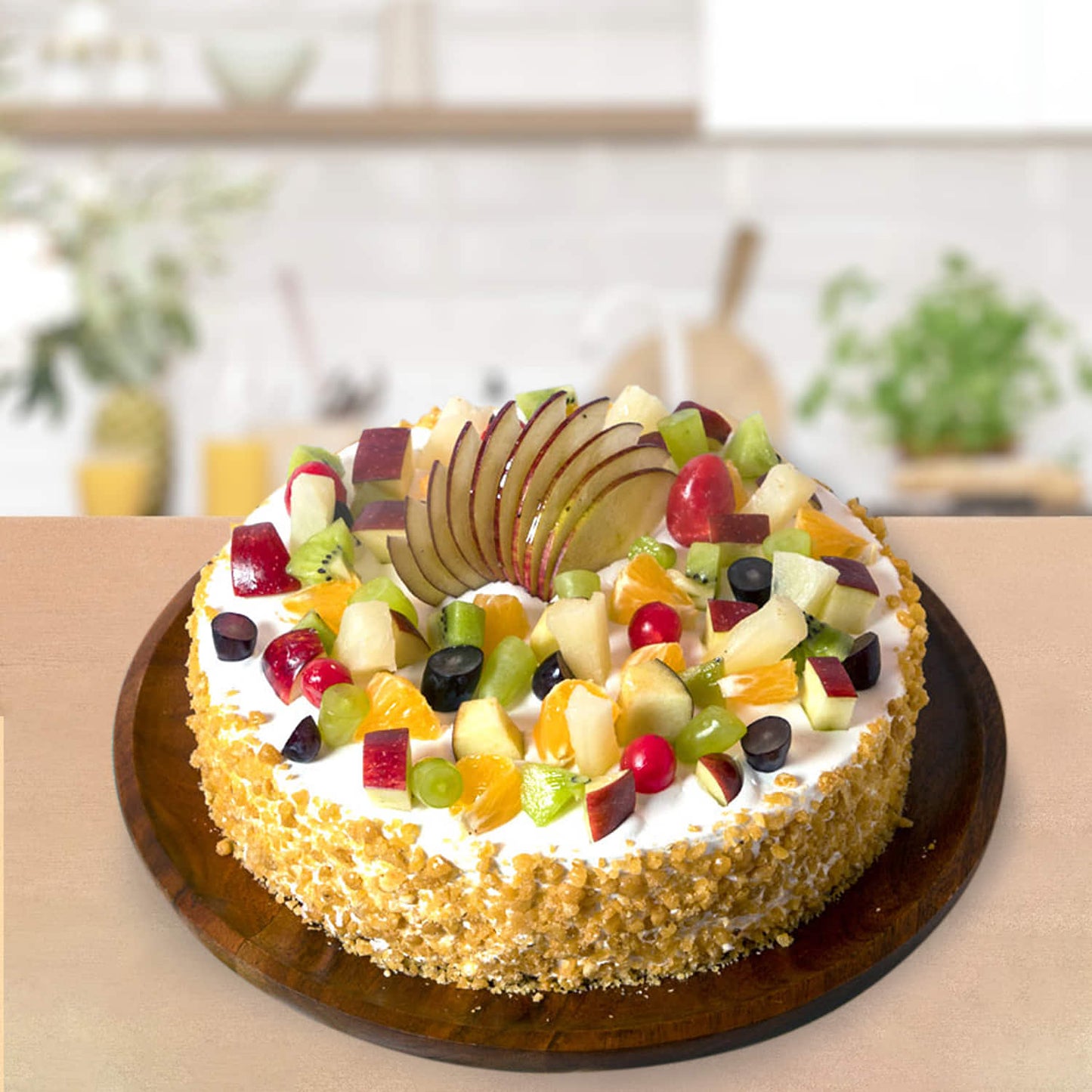 Fruity Crunchy Cream Cake