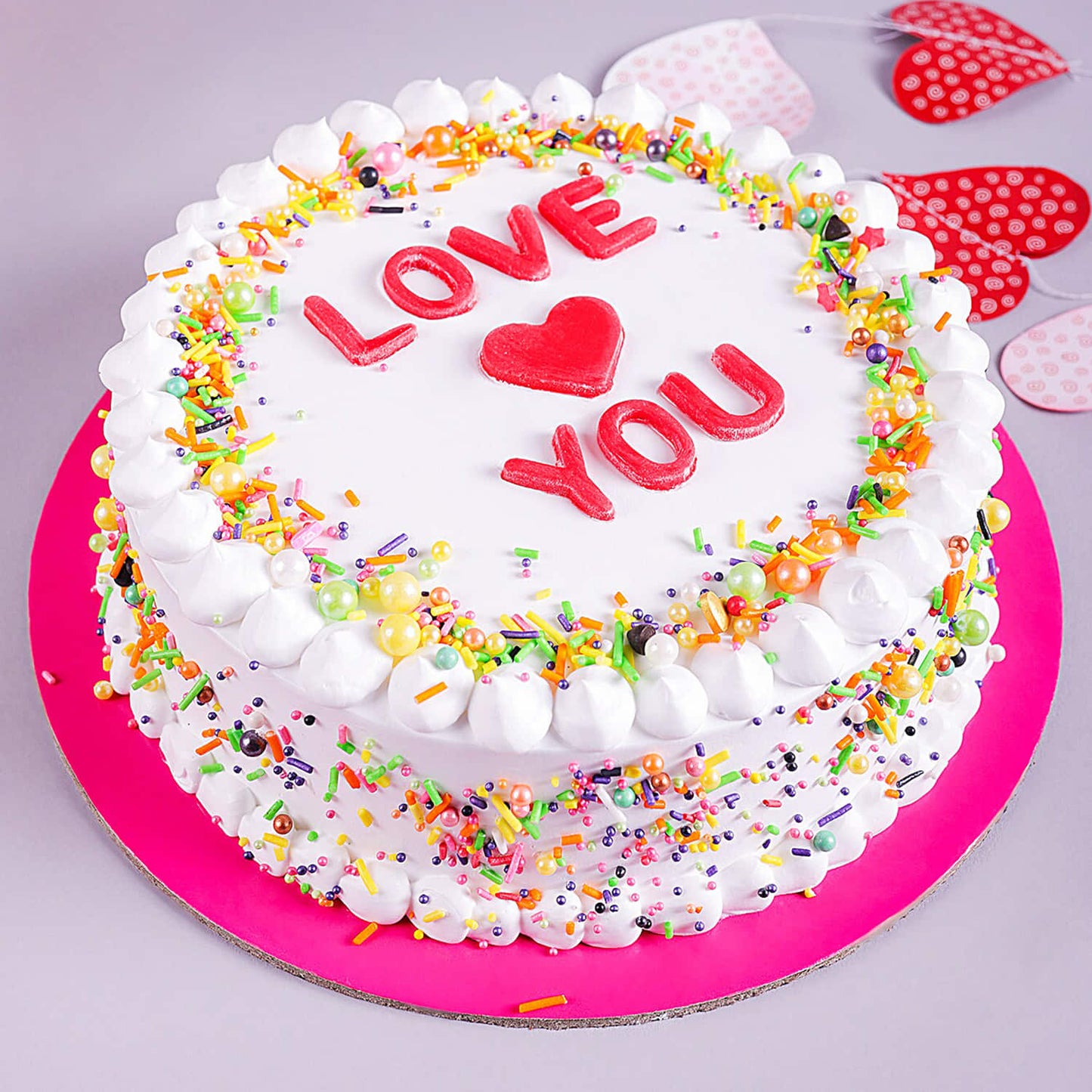 Love You Vanilla Cake